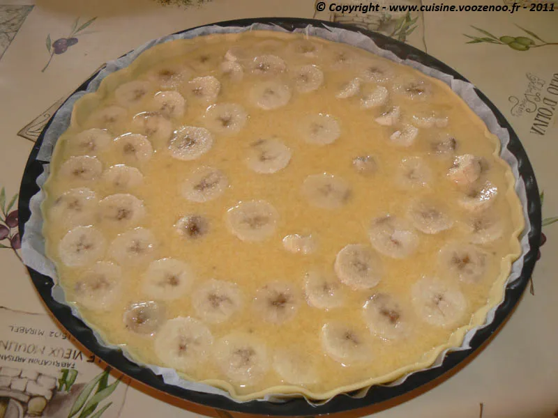 Tarte aux bananes parfum cardamome etape 2 Tarte aux bananes parfum cardamome etape 2