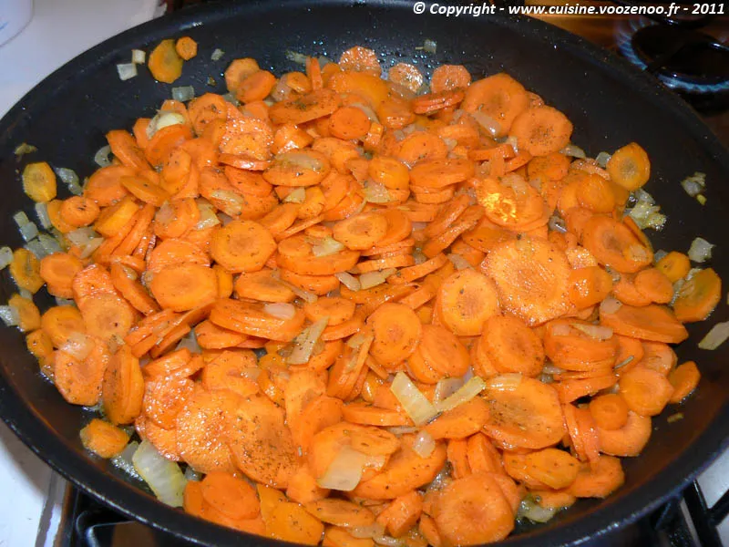 Couscous aux carottes étape 2 Couscous aux carottes étape 2