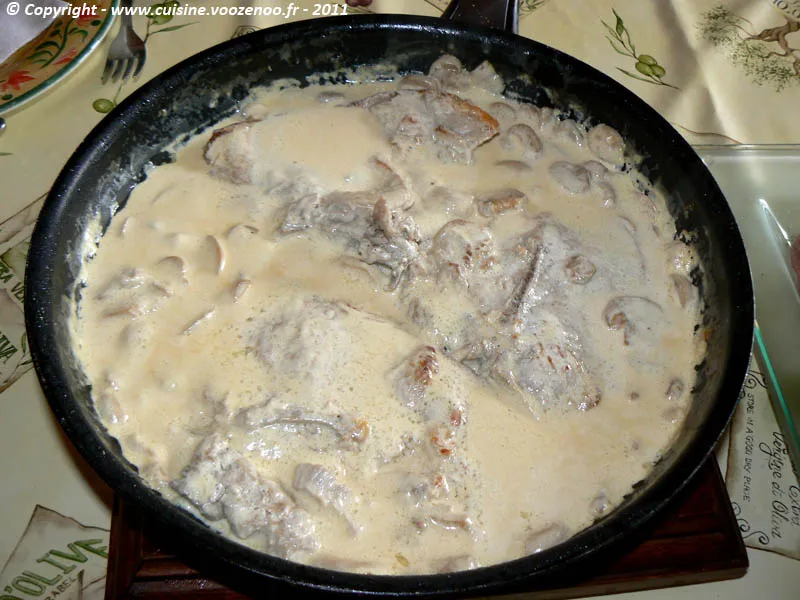 Côtes de veau normande fin Côtes de veau normande fin