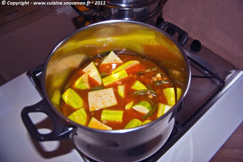 Couscous sauce rouge etape1 Couscous sauce rouge etape1