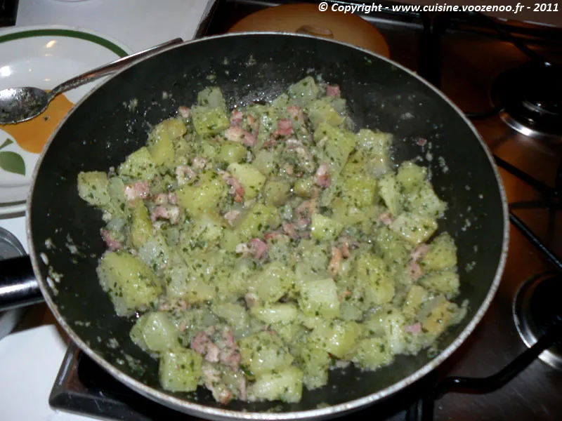 Chayottes sur lit de patates douces en gratin etape5 Chayottes sur lit de patates douces en gratin etape5