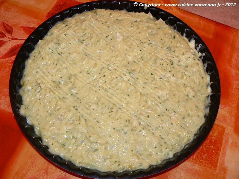 Galette de pommes de terre au camembert etape4 Galette de pommes de terre au camembert etape4