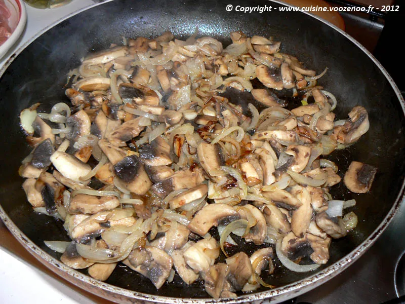 Poulet Stroganoff etape2 Poulet Stroganoff etape2