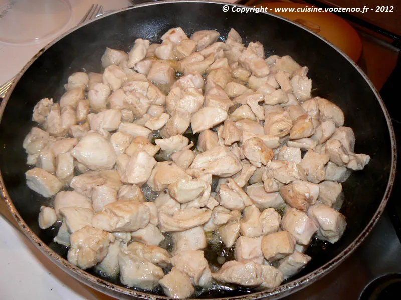 Poulet Stroganoff etape3 Poulet Stroganoff etape3