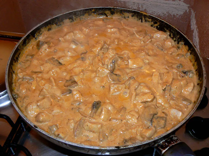Poulet Stroganoff etape4 Poulet Stroganoff etape4
