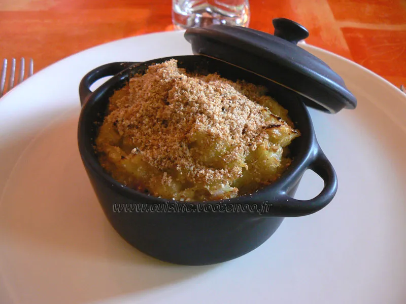 Gratin de chou vert et pommes de terre presentation Gratin de chou vert et pommes de terre presentation