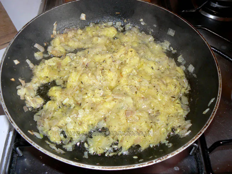 Courgettes farcies au roquefort etape4 Courgettes farcies au roquefort etape4