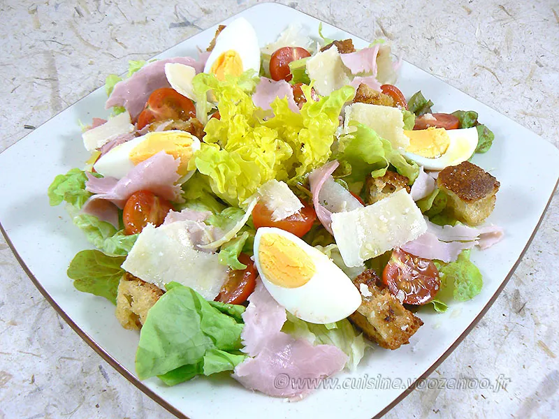 Salade César "allégée" fin Salade César "allégée" fin