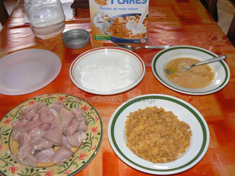 Nuggets de poulet Home Made etape1 Nuggets de poulet Home Made etape1