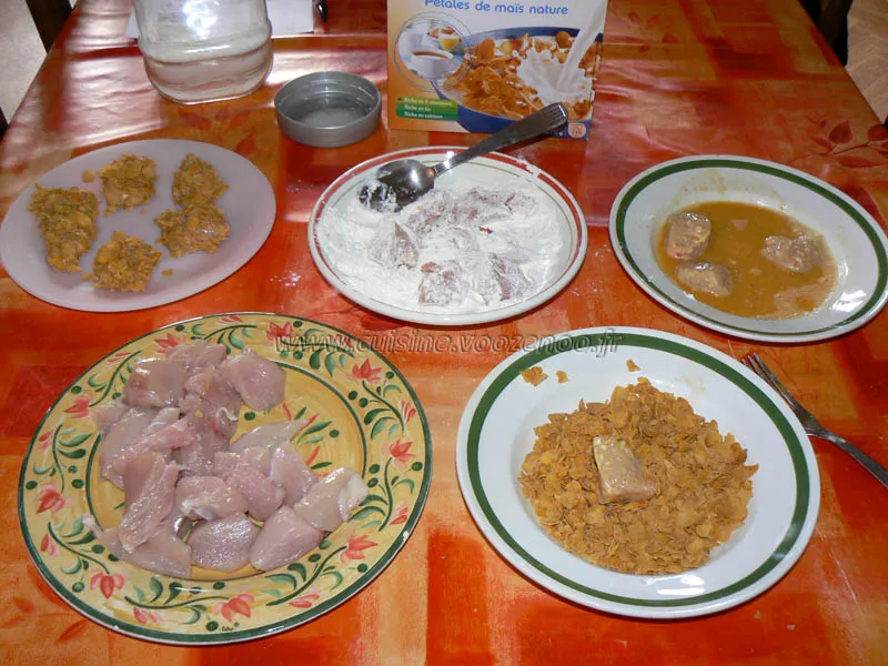 Nuggets de poulet Home Made etape2 Nuggets de poulet Home Made etape2