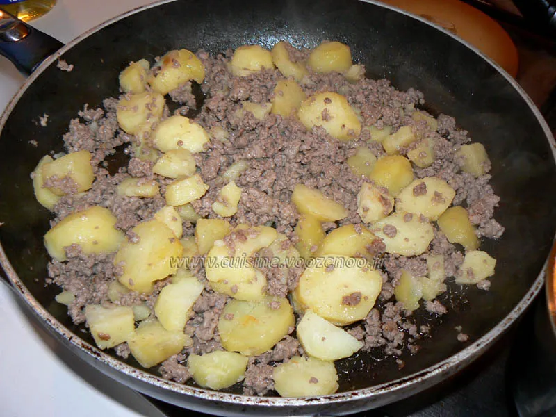 Brick a la viande sauce tomates cerises sesame etape2 Brick a la viande sauce tomates cerises sesame etape2
