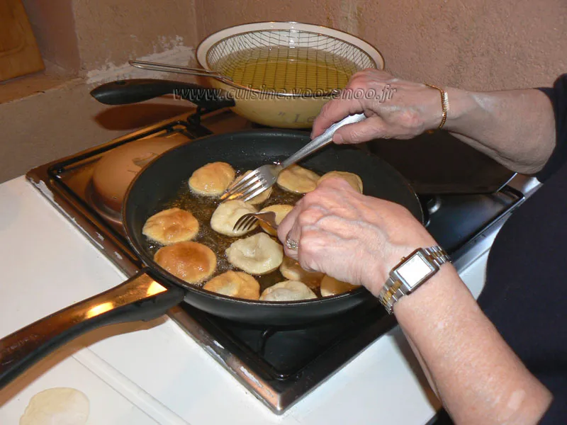 Pizzas frites étape8 Pizzas frites étape8