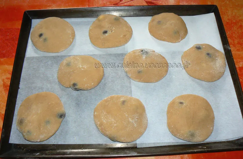 Cookies aux grains de cafe enrobes au chocolat etape4 Cookies aux grains de cafe enrobes au chocolat etape4