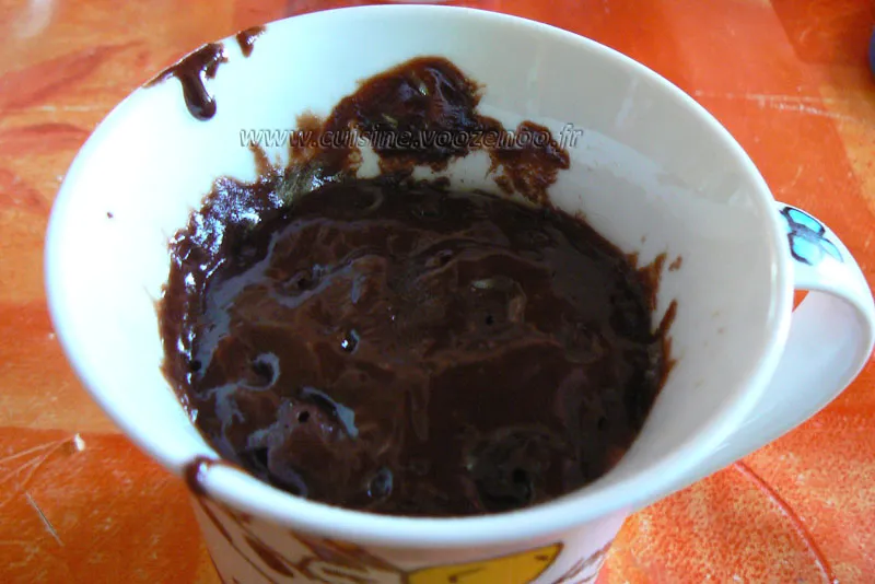 Coffee mug cake ou gateau tasse au chocolat fin Coffee mug cake ou gateau tasse au chocolat fin