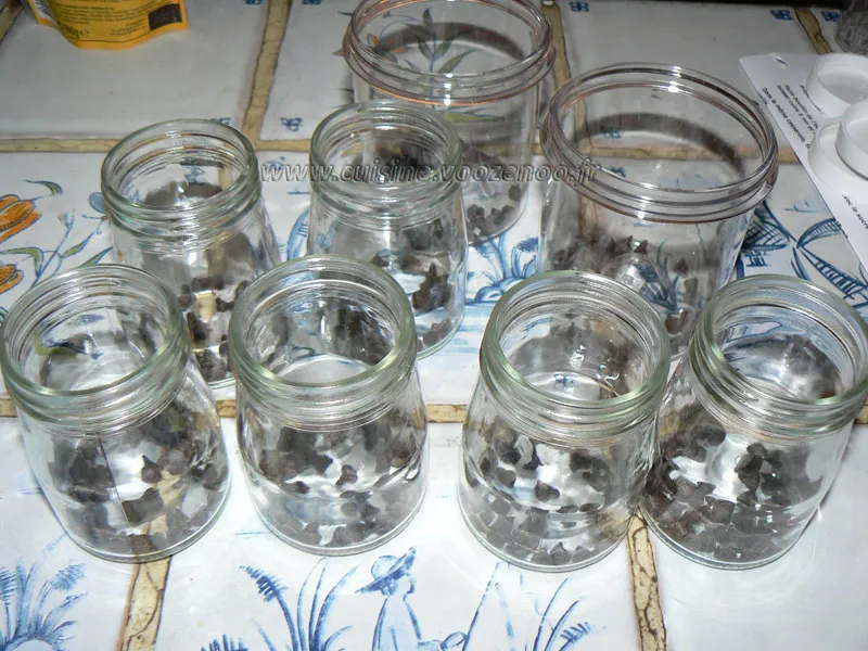 Yaourts menthe chocolat etape2 Yaourts menthe chocolat etape2