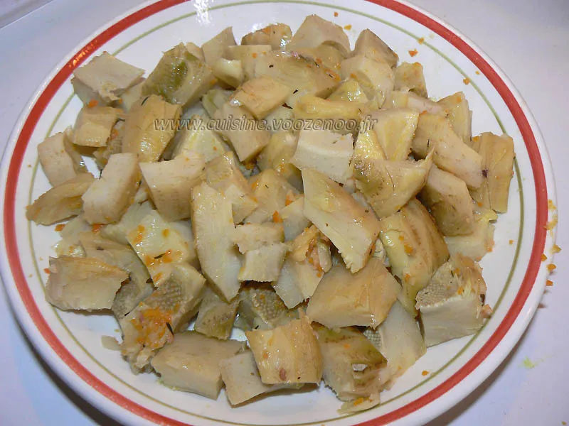 Tagliatelles a la barigoule etape4 Tagliatelles a la barigoule etape4