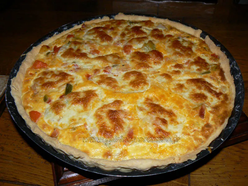 Tarte aux légumes fin Tarte aux légumes fin