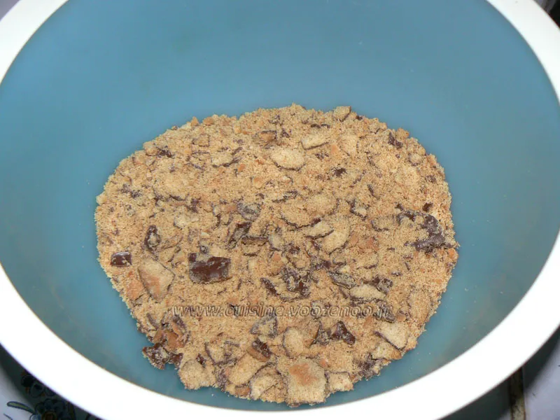 Truffes aux biscuits Granola etape1 Truffes aux biscuits Granola etape1
