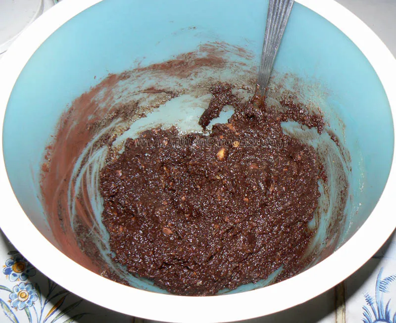 Truffes aux biscuits Granola etape2 Truffes aux biscuits Granola etape2