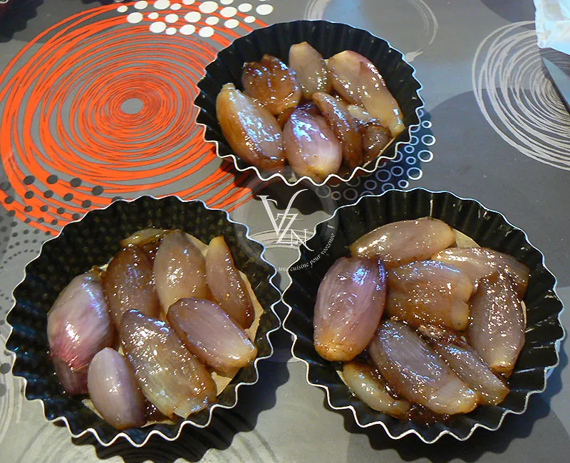 Tatin d'échalotes étape3