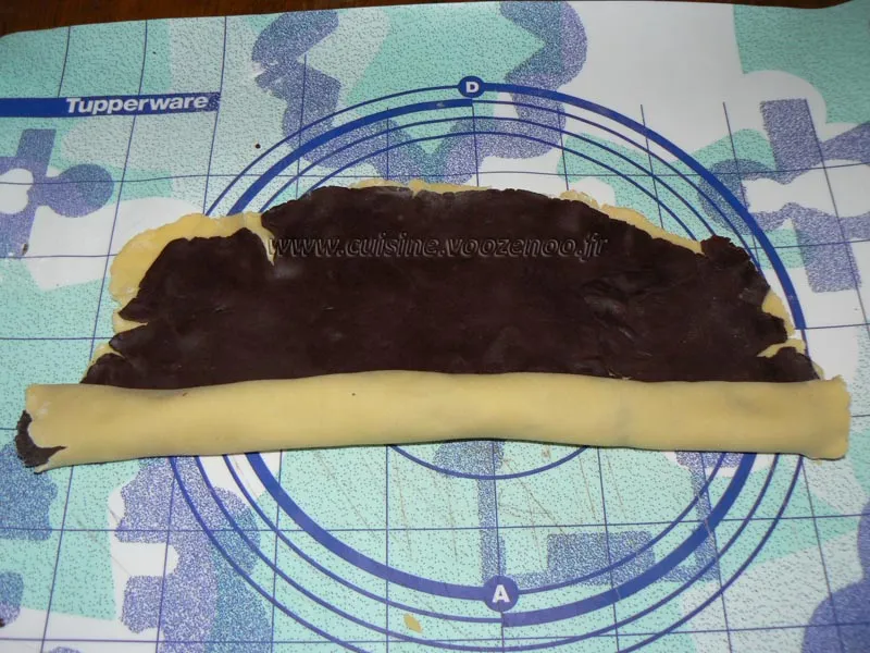 Sables pur beurre nature et chocolat etape4 Sables pur beurre nature et chocolat etape4