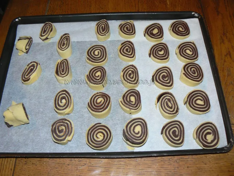 Sables pur beurre nature et chocolat etape5 Sables pur beurre nature et chocolat etape5