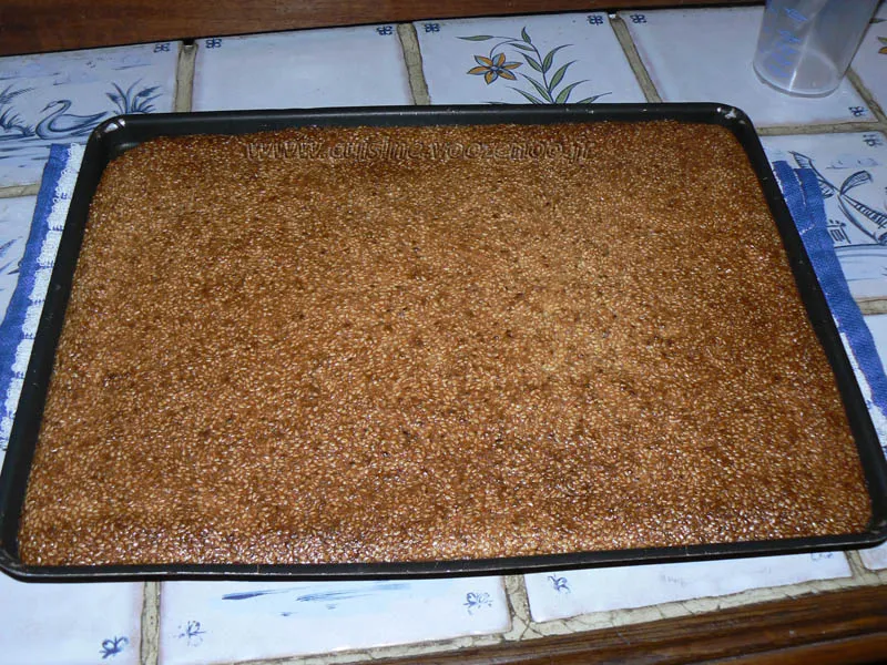 Gateaux secs au sesame etape3 Gateaux secs au sesame etape3