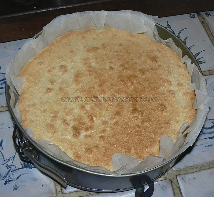 Gâteau magique à la rhubarbe fin