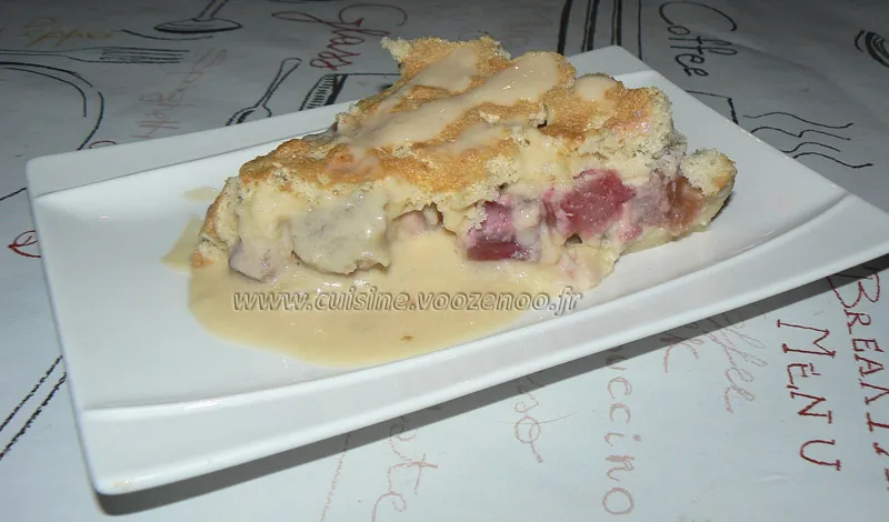 Gâteau magique à la rhubarbe fin2
