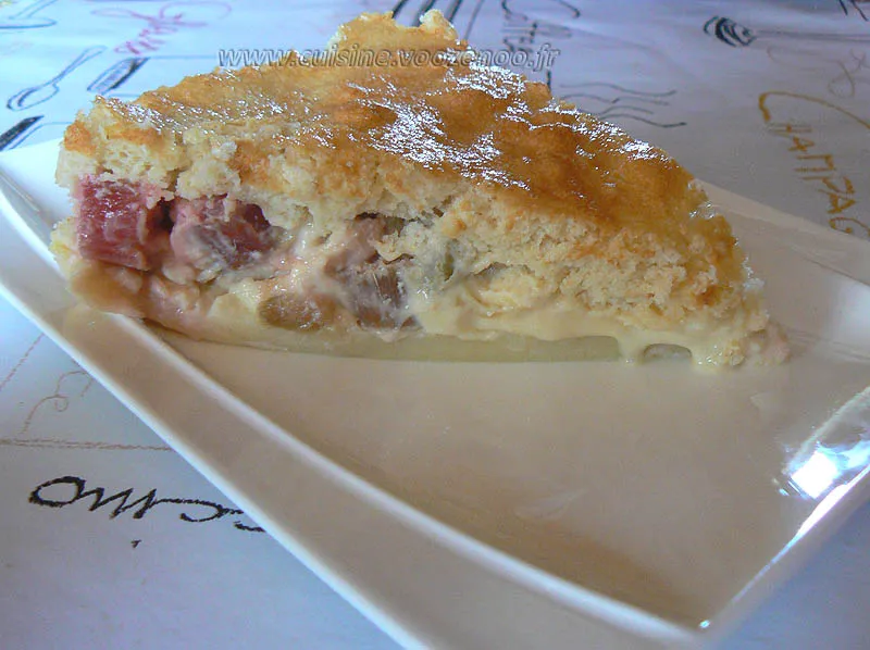 Gâteau magique à la rhubarbe fin3