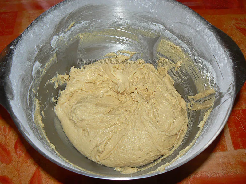 Biscuits croquants au sirop d'erable etape1