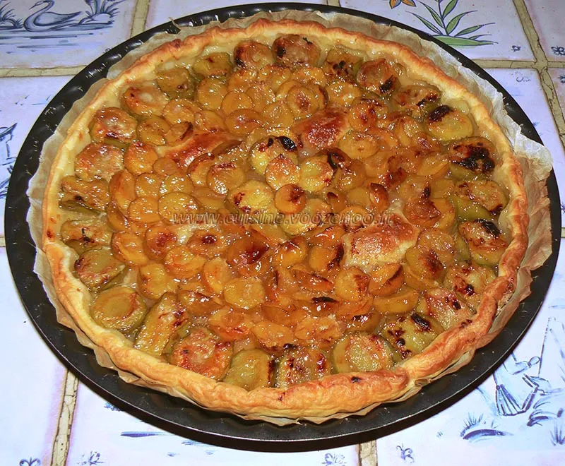 Tarte aux Reine-claude et mirabelles fin