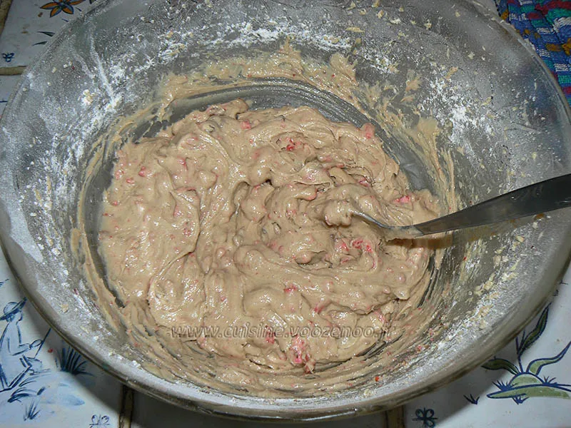 Cookies roses aux pralines de saint genix etape1