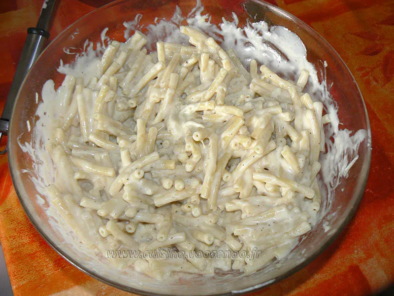 Gratin de macaronis de Cyril Lignac etape4