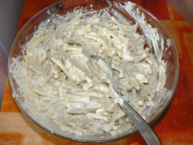 Gratin de macaronis de Cyril Lignac etape5