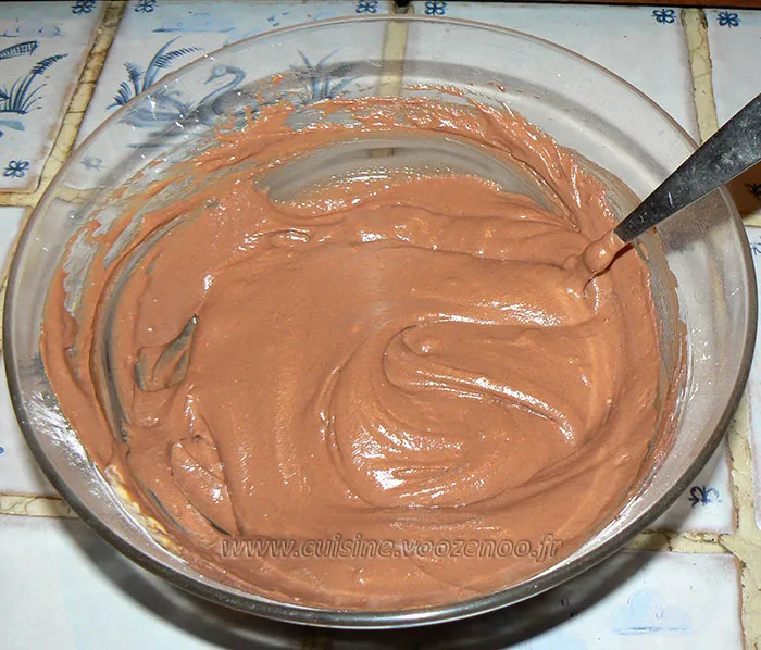 Moelleux au chocolat et ricotta etape4