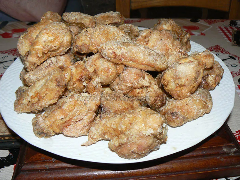 Poulet frit de l'ile maurice fin