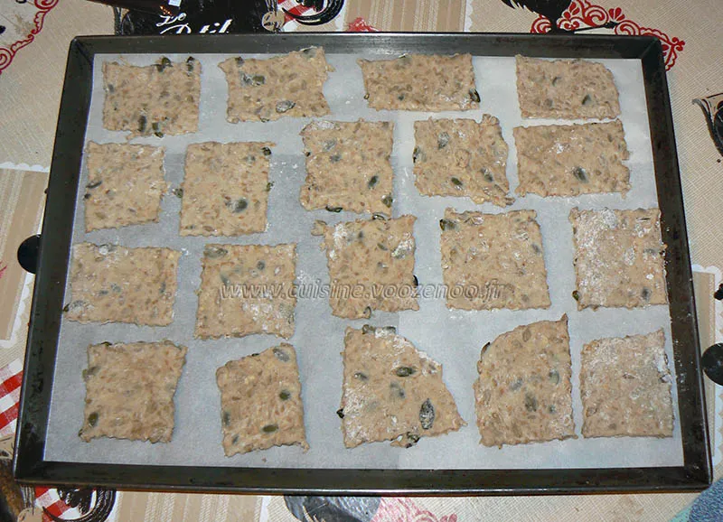 Knaekbrod, les crackers danois etape3