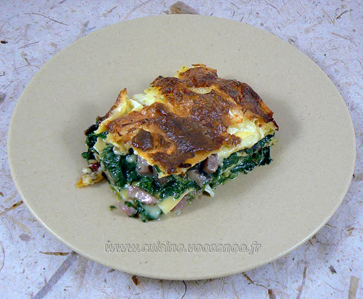 Lasagnes au coulommiers et epinards fin2