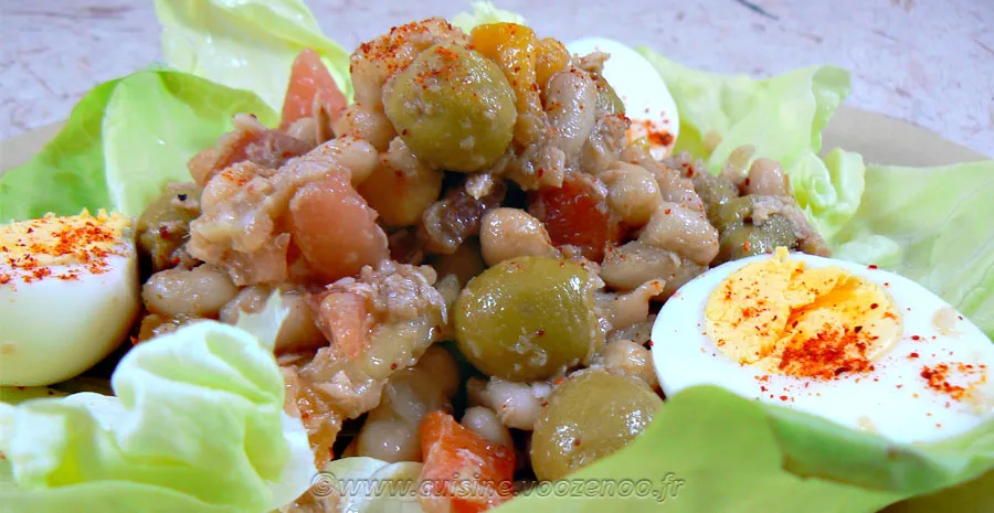 Empedrat, salade de legumineuses catalane slider