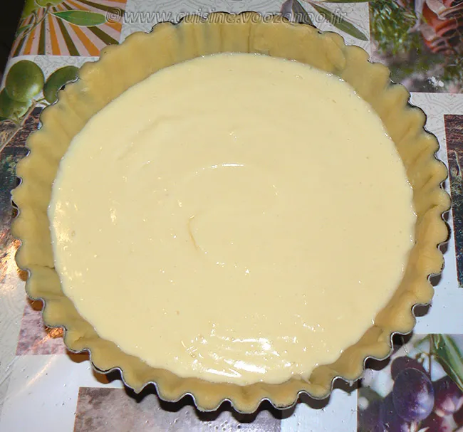 Tarte au Quemeu « printanière » etape3